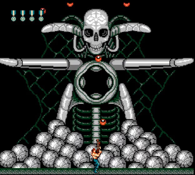 Super Contra - геймплей игры Dendy\NES